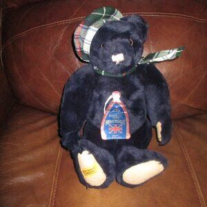 Vintage Nany Blue Merrythought Handmade English Clan Bear with tags
